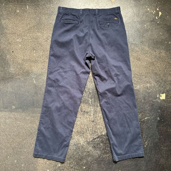 Dockers Men's Flat Front Pants Size 36x31.5 Cotton Blend Style Casual Pants - Picture 1 of 13